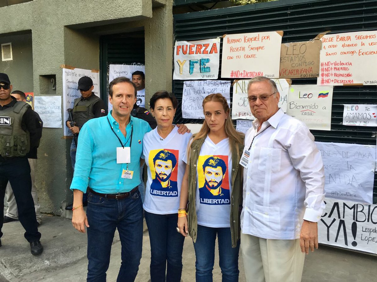 Gobierno impidió a expresidentes visitar a Leopoldo López