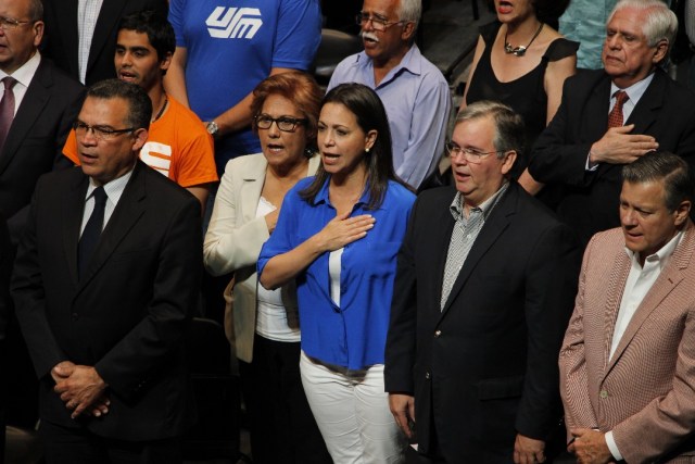 La Coordinadora nacional de Vente Venezuela, María Corina Machado