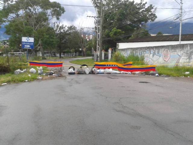 Barricadas en Táchira // Foto Cortesía