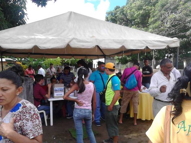 Foto: Apure expresó su voluntad en la consulta popular / Cortesía 