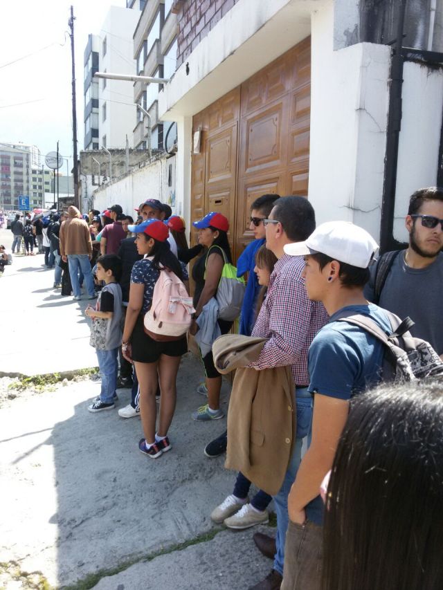Venezolanos abarrotaron la ciudad de Quito en Ecuador. Foto: Jonathan Gutiérrez