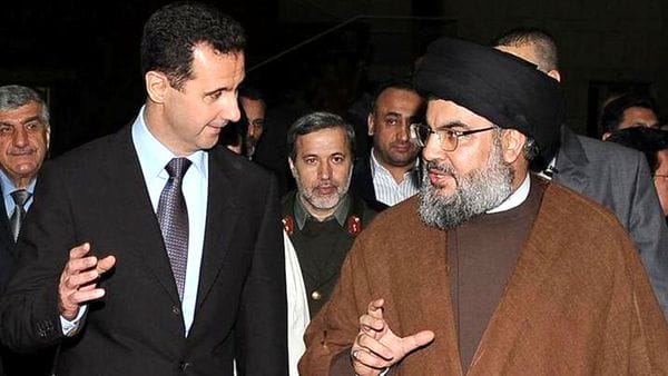 El presidente sirio, Bashar Al-Assad, y Hassan Nasrallah (Foto: Infobae)