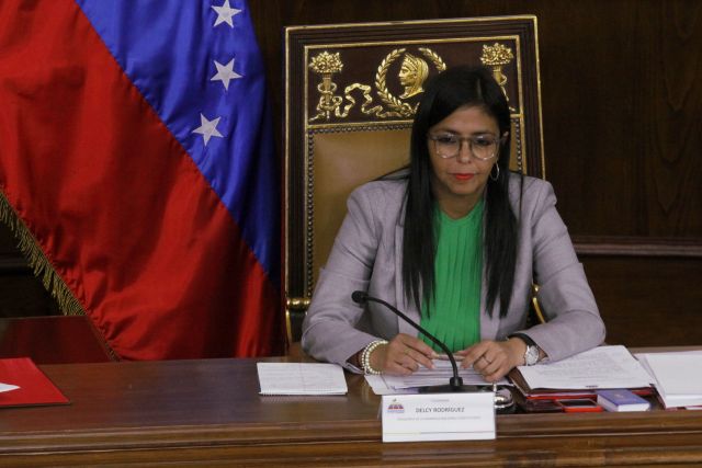 Foto: Delcy Rodríguez en Sesión de la Asamblea Nacional Constituyente~Salón Hemiciclo del Palacio Federal Legislativo, Caracas / AVN