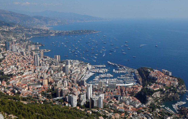 A general view shows Monaco Principality during the Monaco Yacht show, one of the most prestigious pleasure boat show in the world, highlighting hundreds of yachts for the luxury yachting industry and welcomes 580 leading companies, in the port of Monaco, September 27, 2017. REUTERS/Eric Gaillard