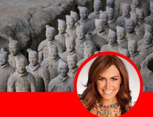 ¡La gran vida! Esposa de Maikel Moreno presume su viaje por China y se toma fotos junto a los “Guerreros de terracota”