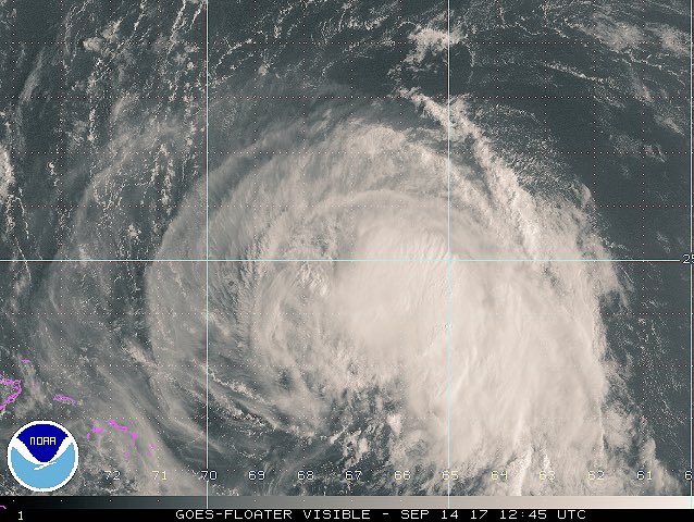 Huracán José podría degradarse el viernes a tormenta tropical