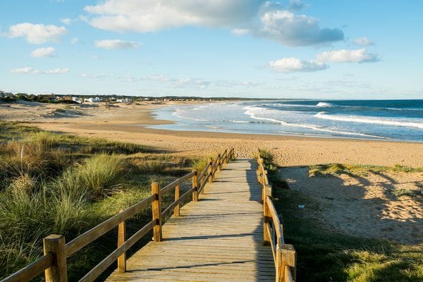 La Pedrera beach, en Uruguay