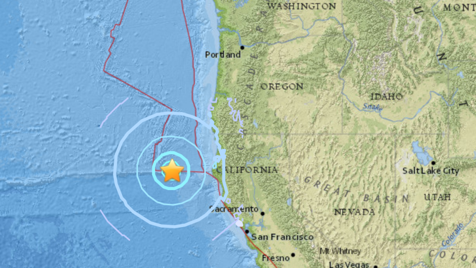 Sismo sacude costa del norte de California