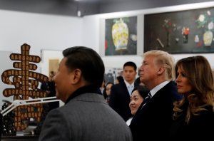 Xi, Trump y sus esposas visitan la Ciudad Prohibida de Pekín