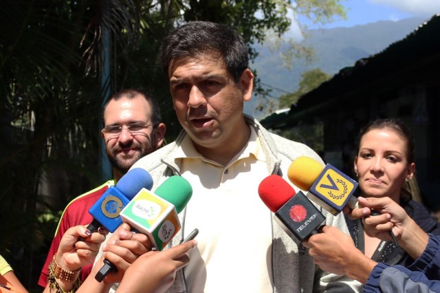 Carlos Ocariz, alcalde del municipio Sucre // Foto Prensa