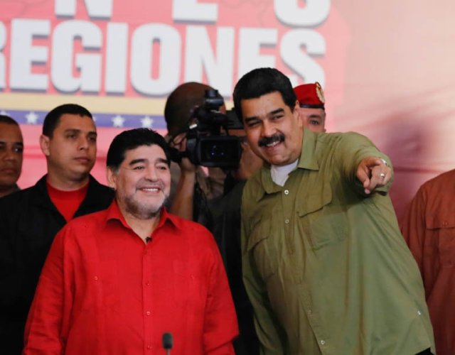 Maduro y Maradona