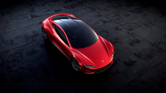 Tesla Roadster 2 is shown in this undated handout photo, during a presentation in Hawthorne, California