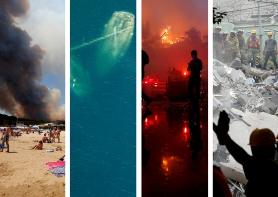 Terremotos, huracanes, incendios… Lo más dramático del año 2017 (FOTOS)