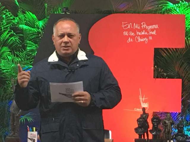 Diosdado Cabello (@ConElMazoDando) Foto Archivo