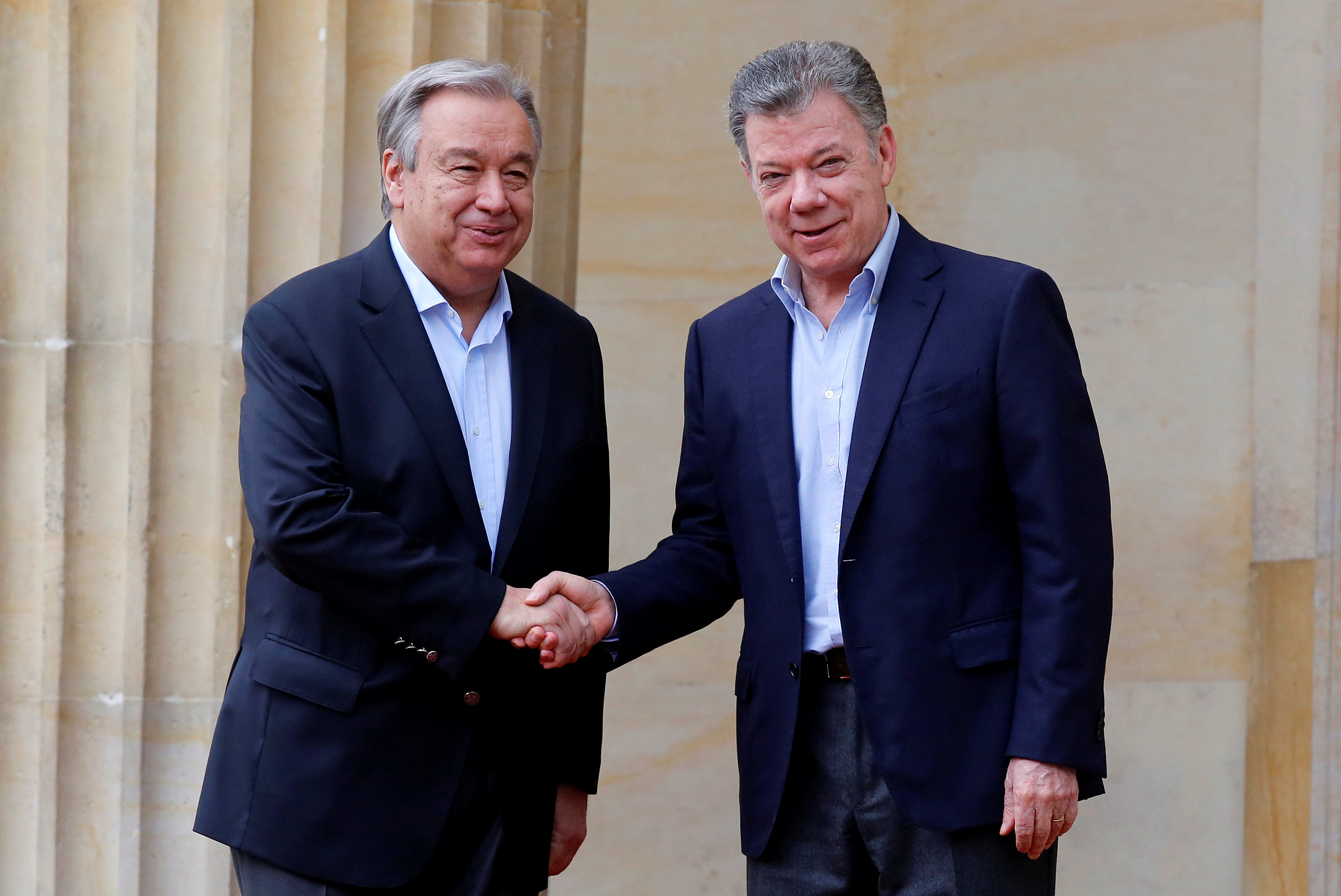Santos expresa a Guterres su preocupación por crisis humanitaria en Venezuela