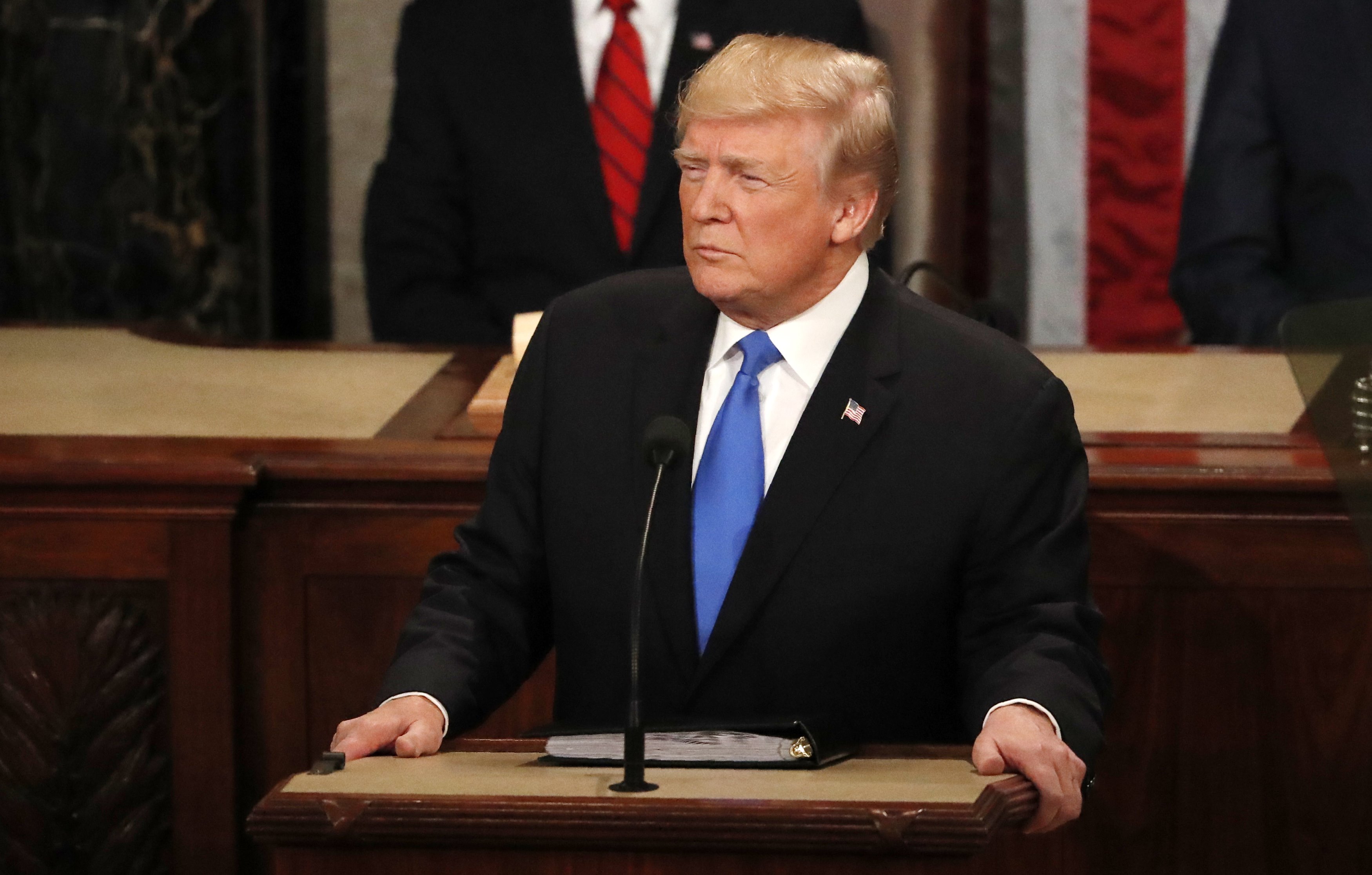 Trump defiende ante el Congreso su “extraordinario éxito” como presidente