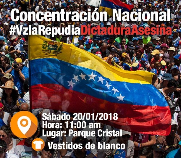 Voluntad Popular convoca concentración contra “La dictadura Asesina” este #20Ene