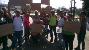 Pacientes renales protestaron en Aragua por falta de insumos