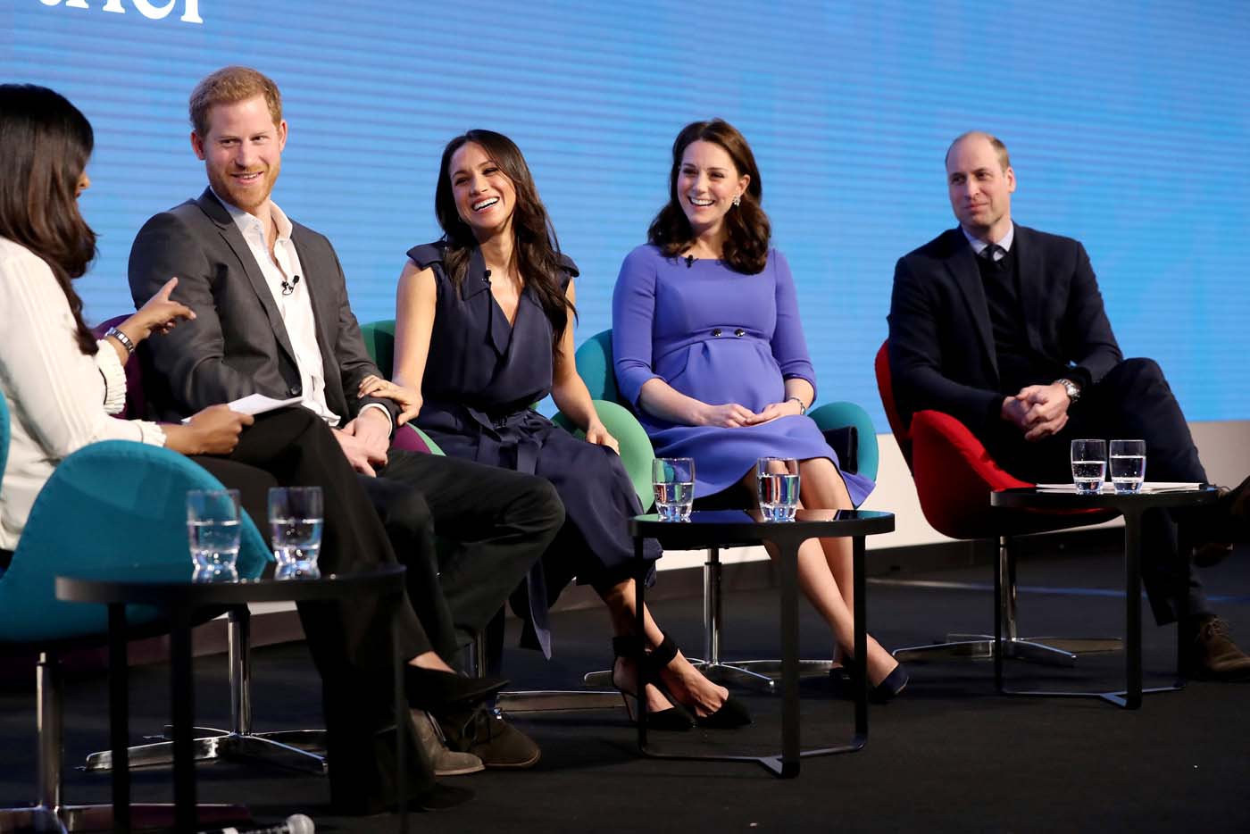 Meghan participa en un acto de la fundación creada por el príncipe Harry y los Duques de Cambridge (fotos)