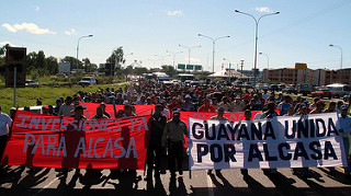 Foto: Trabajadores de CVG-Alcasa se declararon en conflicto / Prensa