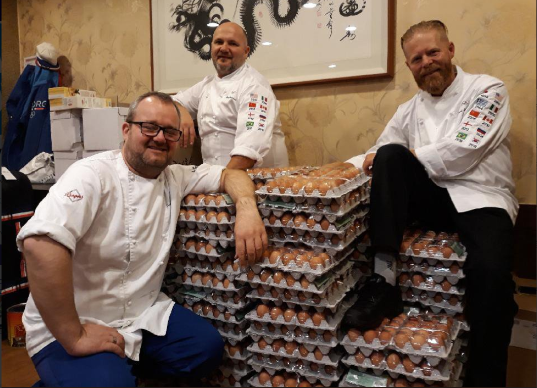 El equipo olímpico de Noruega recibió 15 mil huevos por error y esto fue lo que hicieron