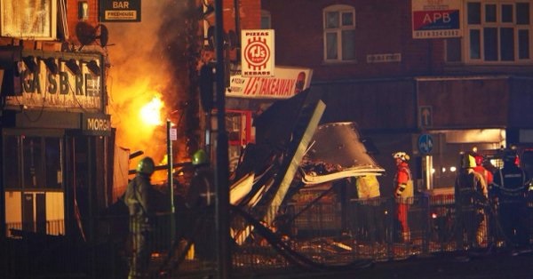 Cinco muertos en explosión de un edificio en Reino Unido