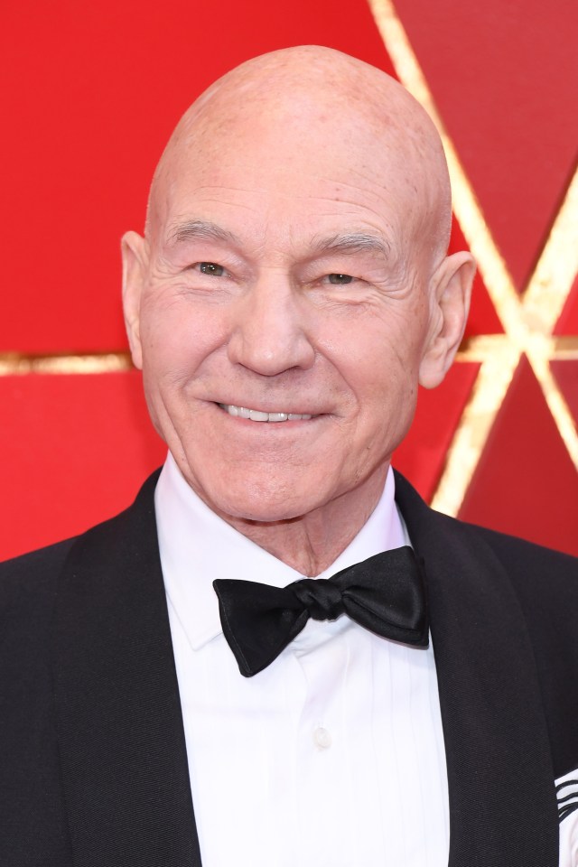 HOLLYWOOD, CA - MARCH 04: Patrick Stewart attends the 90th Annual Academy Awards at Hollywood & Highland Center on March 4, 2018 in Hollywood, California. Kevork Djansezian/Getty Images/AFP