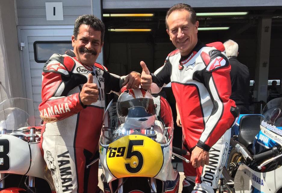 Nuestros dos bicampeones mundiales: Cecotto y Lavado otra vez reunidos