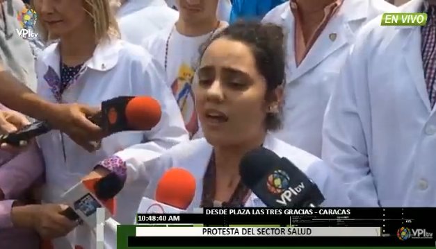 Deborah Oliveira, presidenta de la Escuela de Bioanálisis, denunció que la crisis en las escuelas de bioanálisis es un problema a nivel nacional (Foto: Captura de VPI TV)