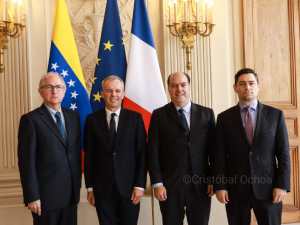 Ledezma, Borges y Vecchio recibieron amplio apoyo del Senado francés