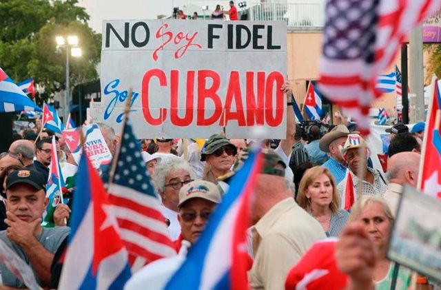 Imagen de archivo de una manifestación de cubanos en la ciudad de Miami, EEUU. miaminews24.com