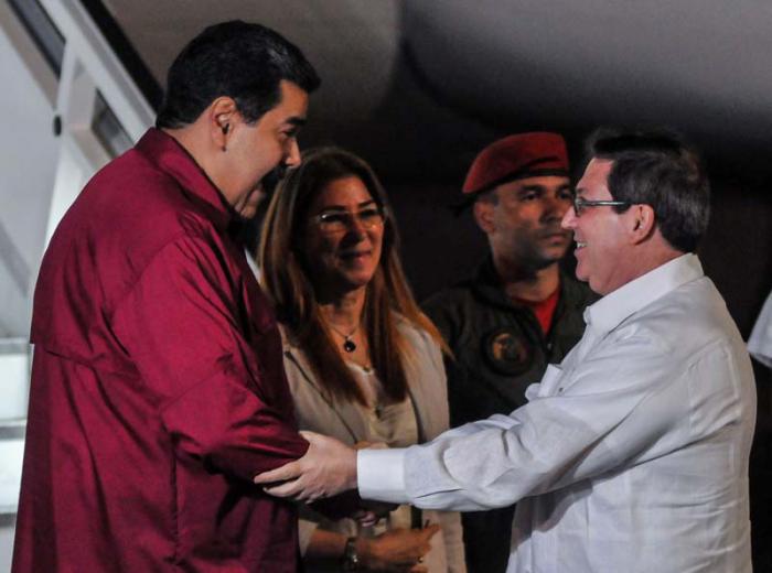 Maduro y Cilia llegaron a La Habana (foto)