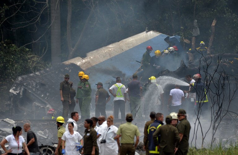 Tres supervivientes en el vuelo de Cubana estrellado en La Habana