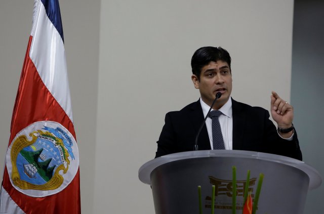Alvarado recibirá la cinta presidencial de manos del mandatario saliente Luis Guillermo Solís | FOTO: REUTERS
