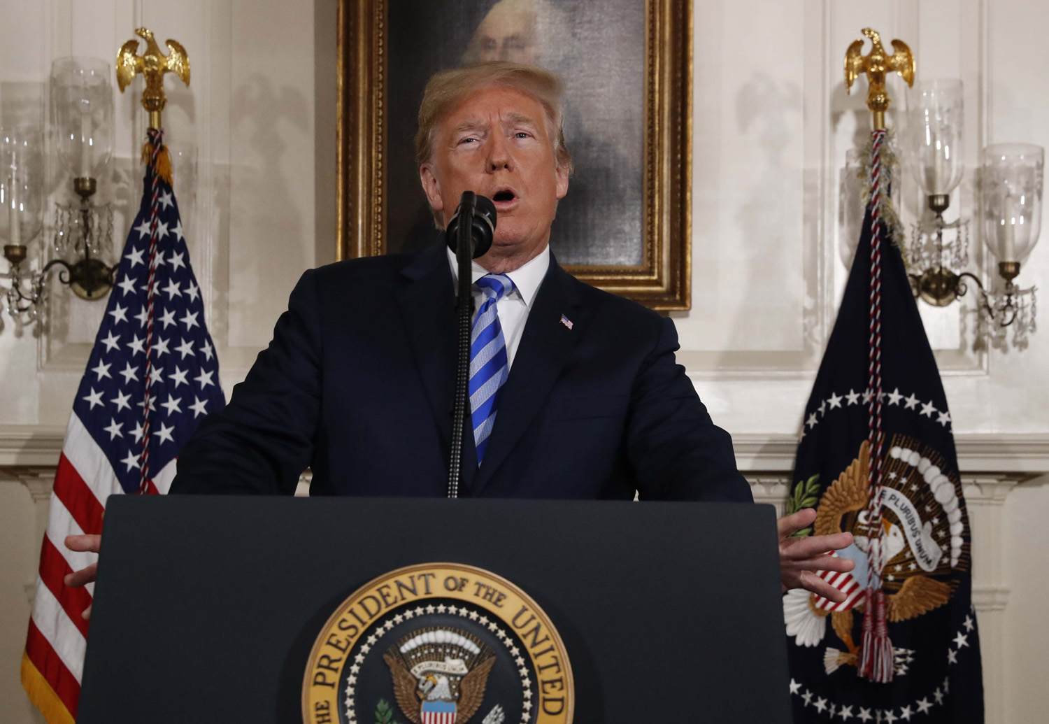 Trump anunció el retiro del acuerdo nuclear con Irán