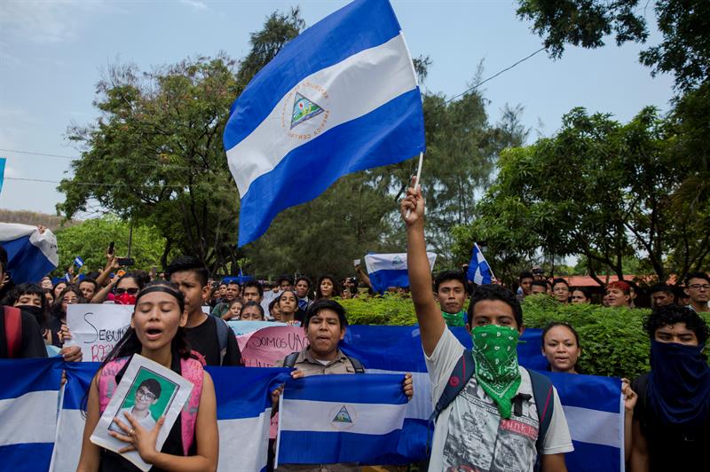 Aumenta a 47 el número de muertos en protestas contra Ortega en Nicaragua