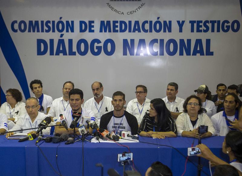 Gobierno de Ortega acepta debatir democratización de Nicaragua y se reanuda el diálogo