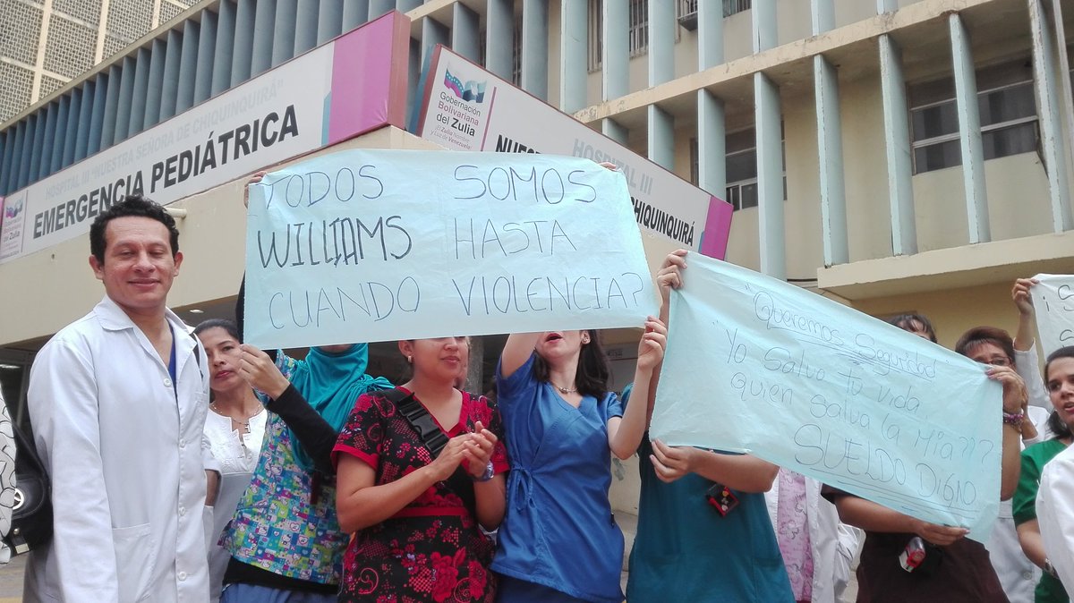 Médicos protestan por tercer día consecutivo en Zulia #16May