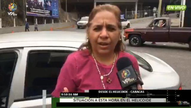 Yamile Saleh, madre de Lorent Saleh, preso político retenido en las instalaciones del Sebin en Caracas | Foto: @VPITV