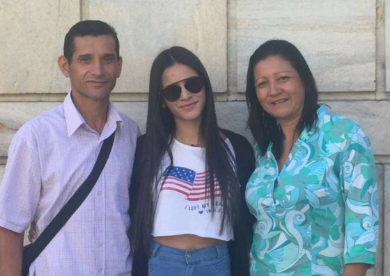 Foto: Félix Argenis Granadillo Tinoco, su esposa, Gabriela Roca Vásquez de Granadillo y su hija, Ariana Granadillo Roca / El Nacional