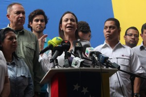 María Corina Machado: Queda una sola ruta, no aceptaremos falsos diálogos ni simulaciones electorales