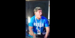 Así estaba Maradona antes de perder el conocimiento (VIDEO)