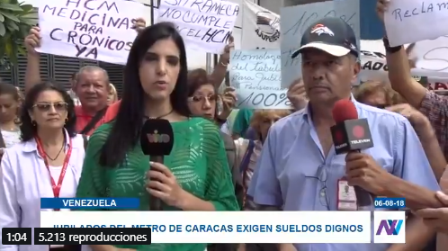Trabajadores mantienen protestas en exigencia de mejoras salariales en Venezuela
