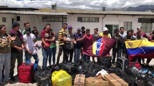 Entregaron insumos a venezolanos del refugio Carcelén en Ecuador