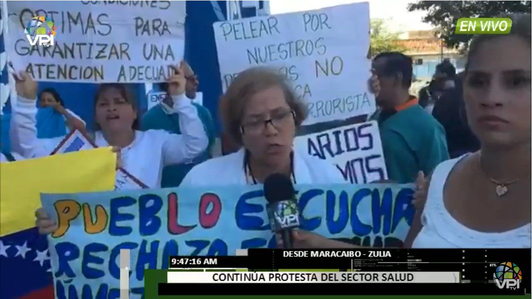 Desde Zulia, el sector salud apoya concentración hasta Miraflores #16Ago