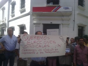 Jubilados de Cantv en Mérida exigen elecciones sindicales #20Sep