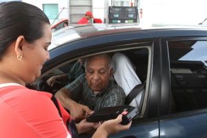 A media máquina comenzó prueba de sistema biométrico de pago de gasolina en Maracaibo