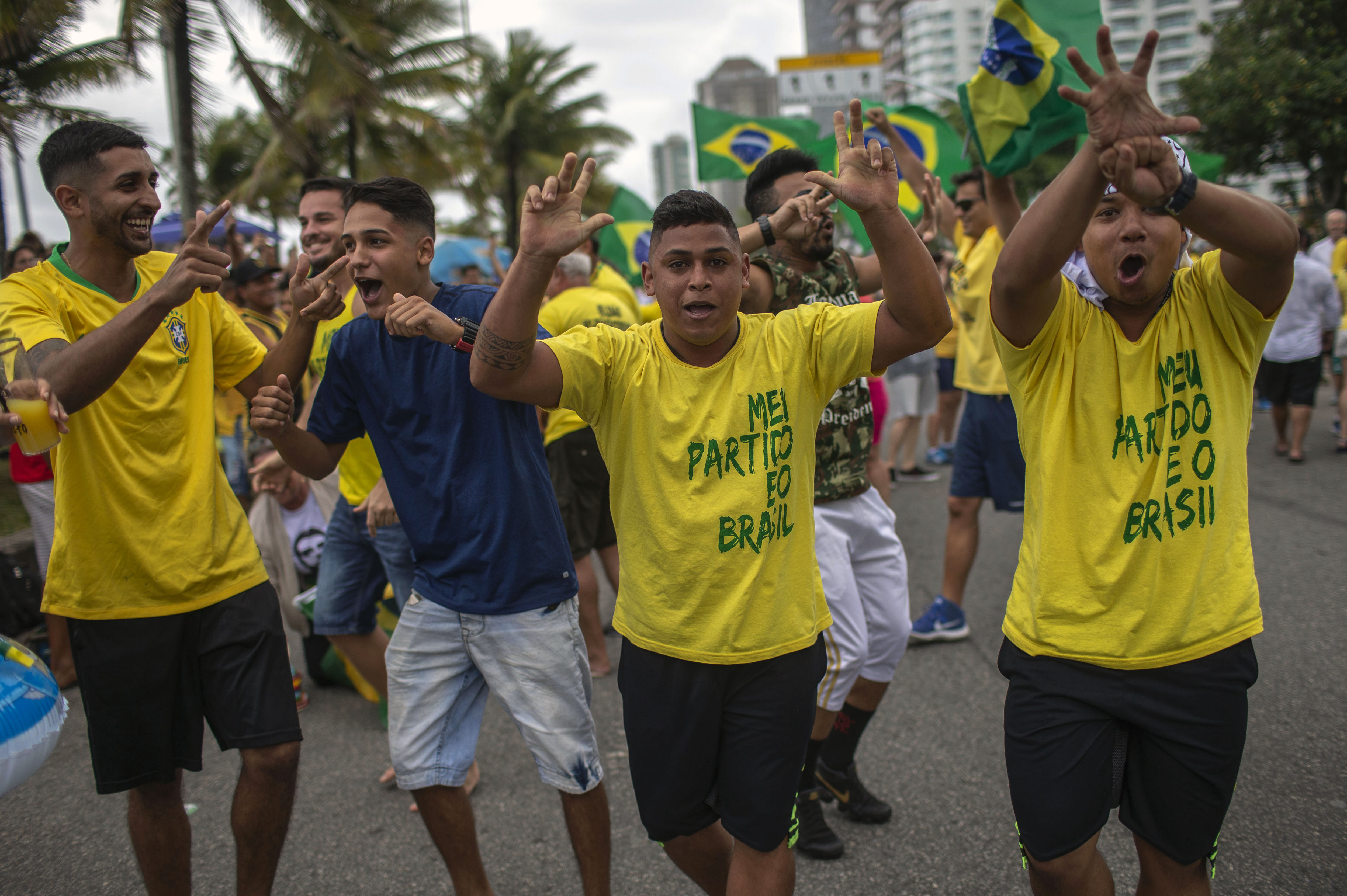 Seguidores de Jair Bolsonaro aseguran que ningún fraude les robará la victoria