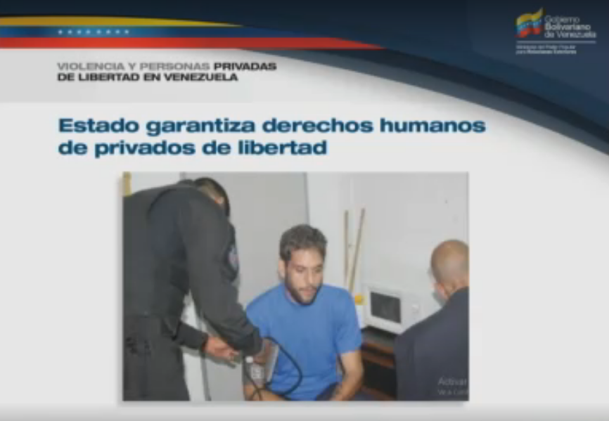 Gobierno mostró ante la CIDH fotos inéditas del diputado Requesens en el Sebin (imágenes)