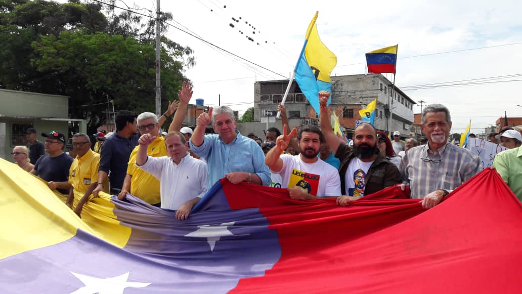 Excarcelados políticos marcharon en Lara junto a dirigentes y diputados este #10Nov (Fotos)